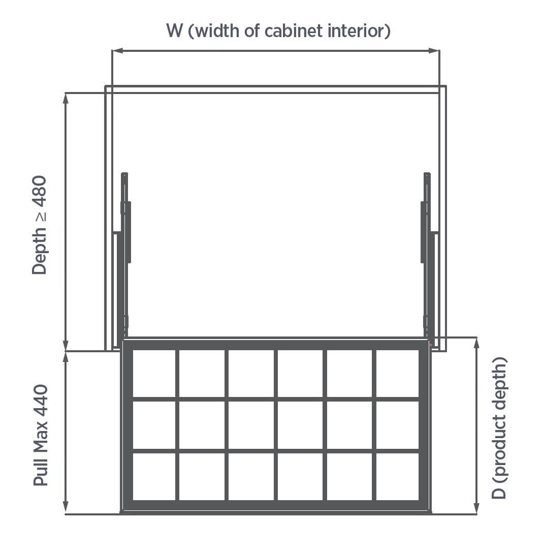 MAVERICK - High-end Soft Close Decorations Shelf